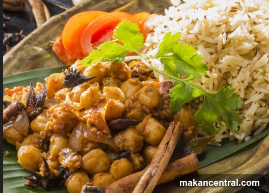 Chickpea Curry with Rice