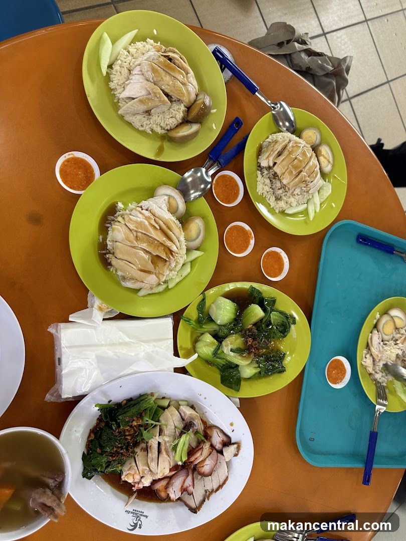 Hainanese Chicken Rice and Char Siew