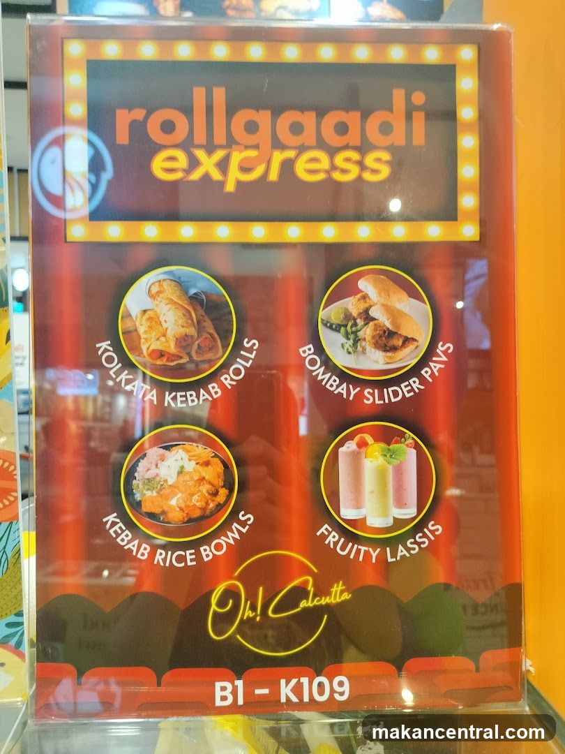 Rollgaadi Express Menu
