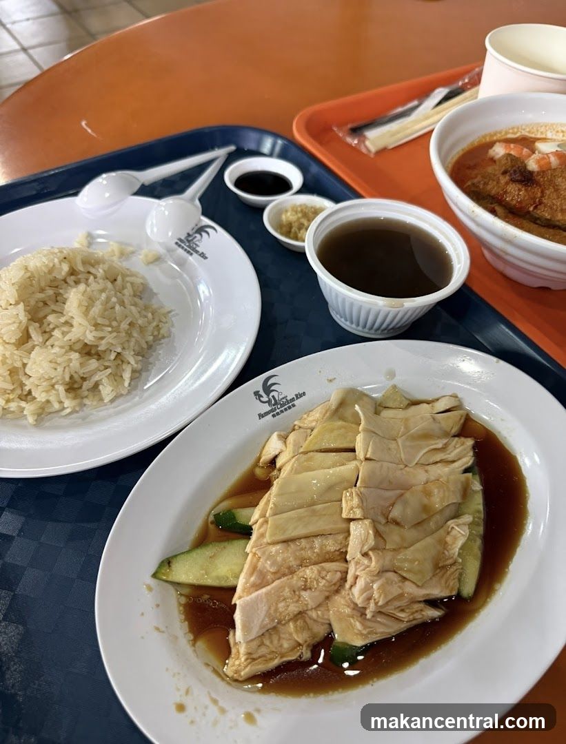 Hainanese Chicken Rice and Laksa