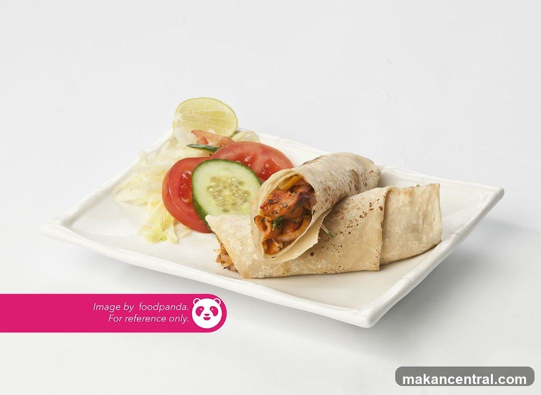 Chicken Wrap with Salad
