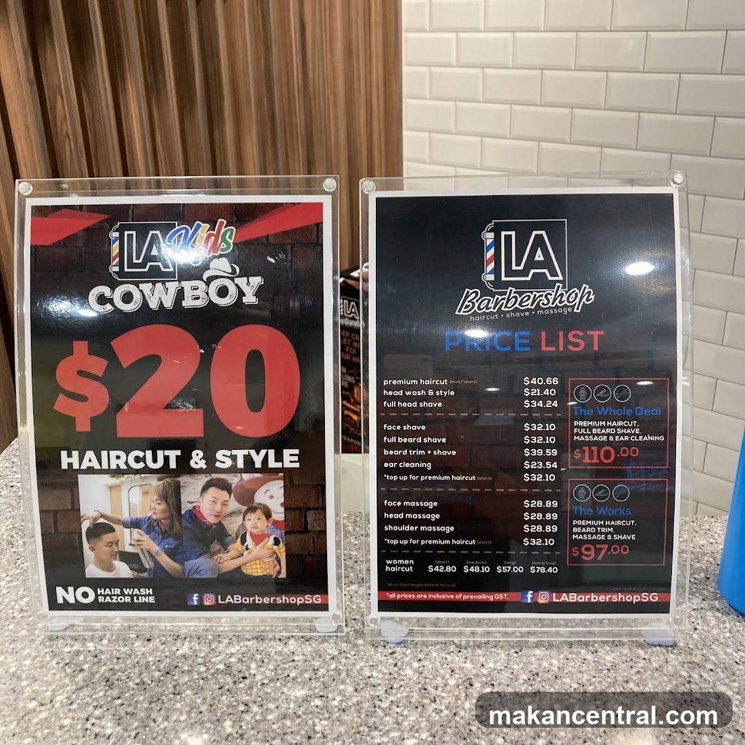 Barbershop promotional materials