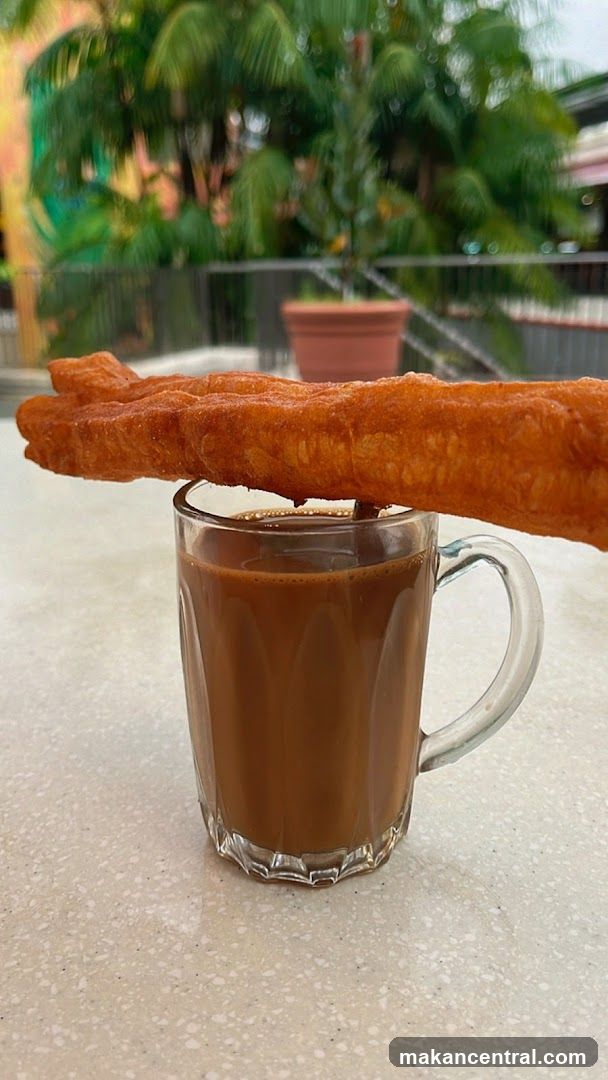 Coffee and Fried Dough Stick