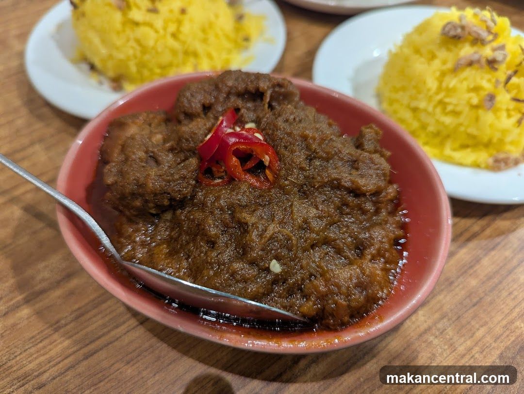 Beef Rendang with Yellow Rice