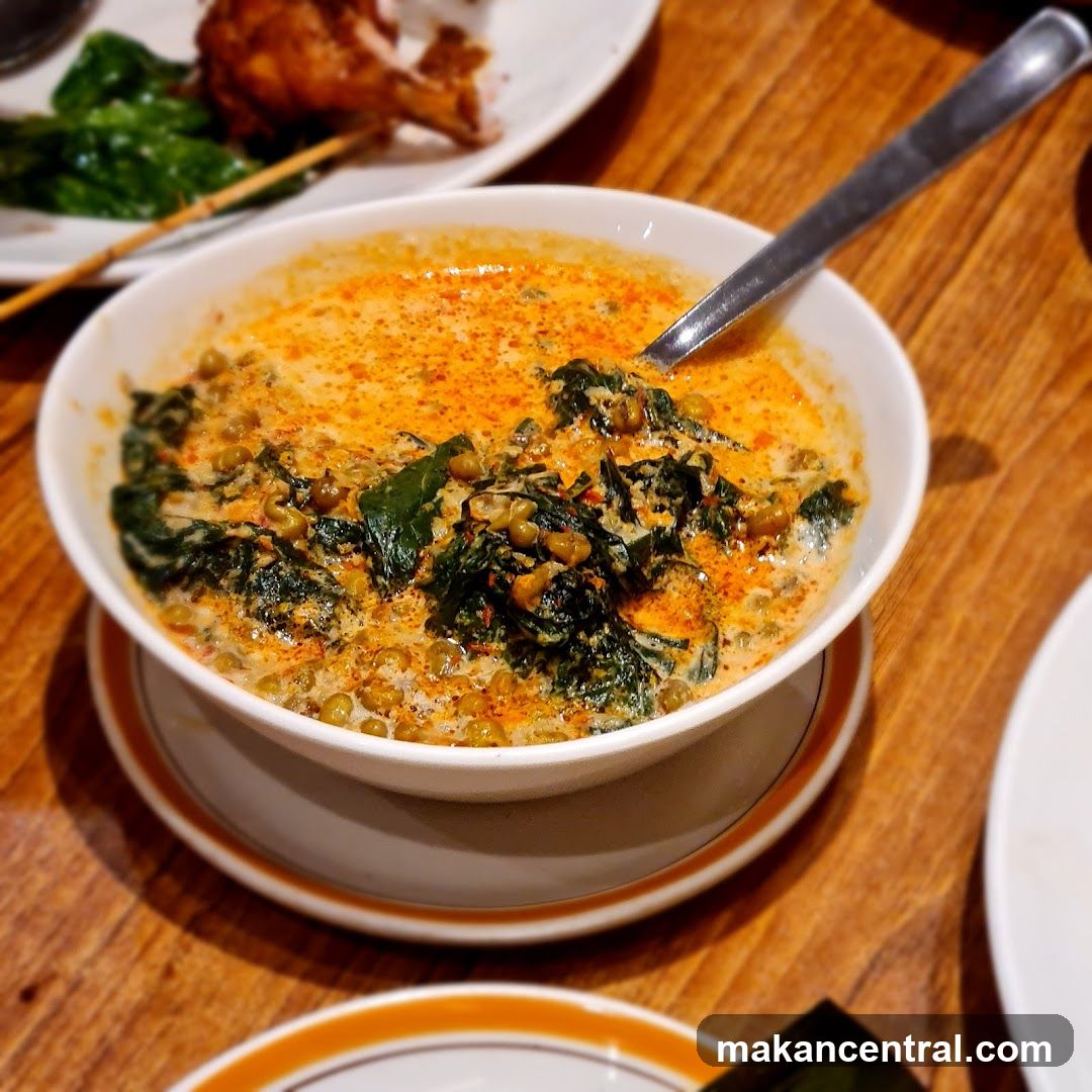 Bowl of Curry with Greens and Lentils