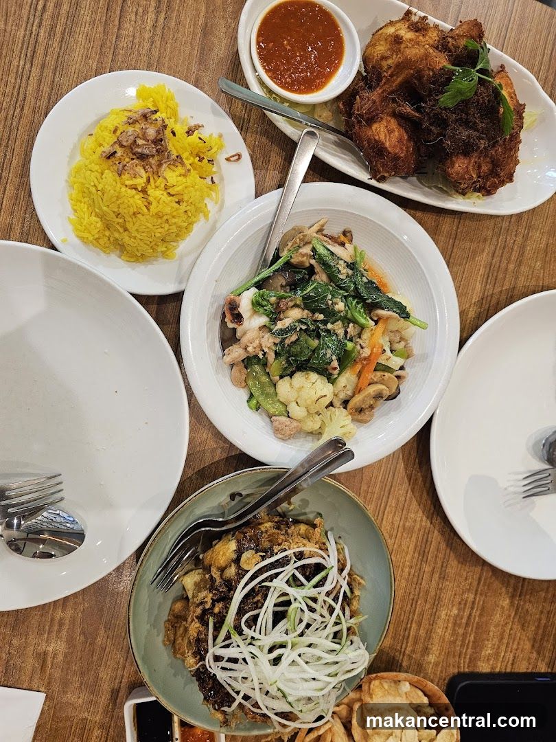 Table with various dishes