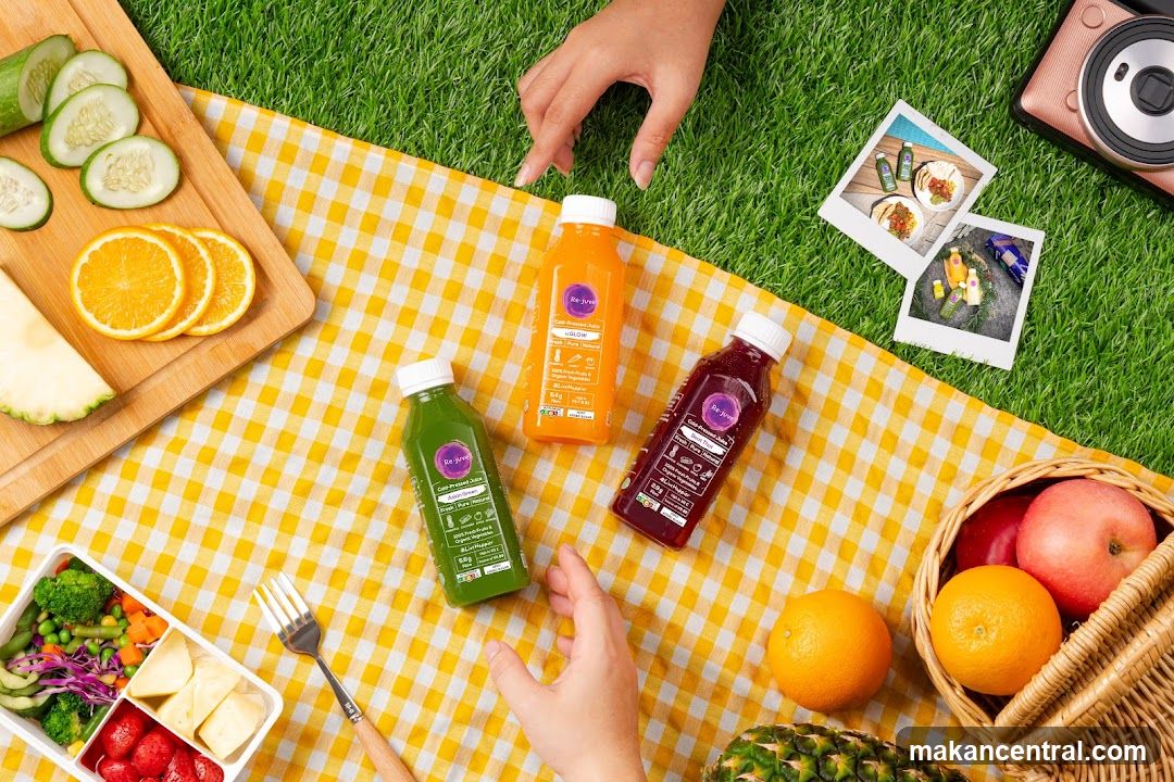 Picnic with Re-Juice Cold-Pressed Juices