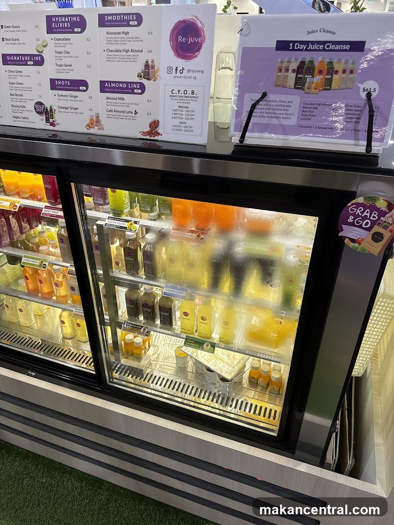 Juice and Smoothie Menu