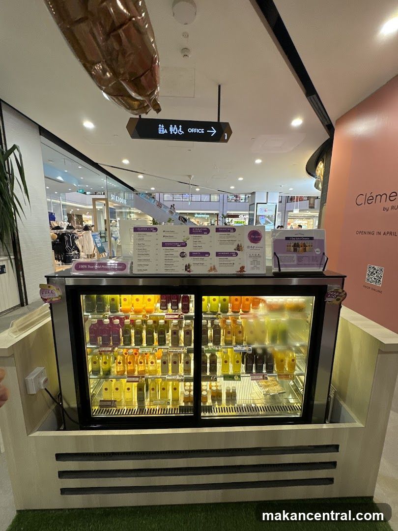 Juice Display Fridge