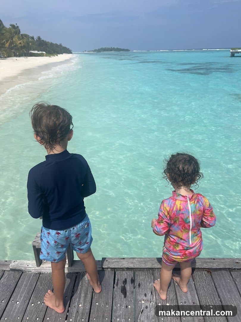 Children on a Beach Deck