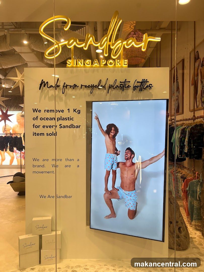 Sandbar Singapore Storefront Display