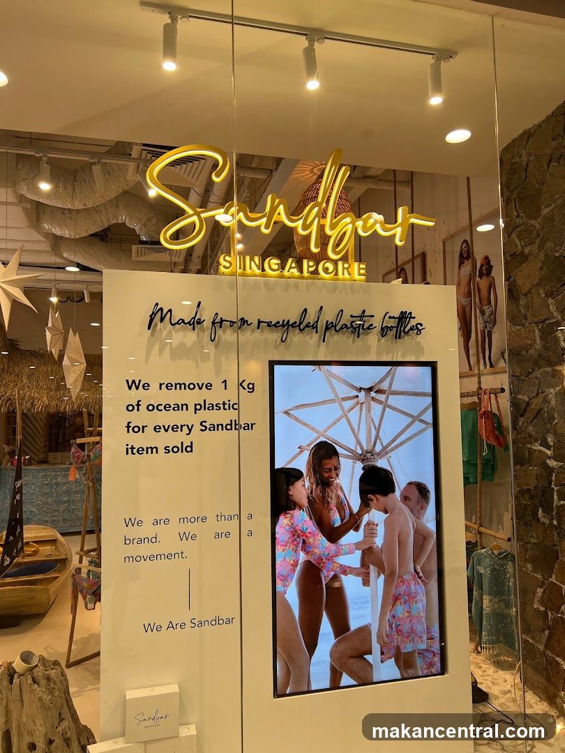 Sandbar Singapore Storefront Display