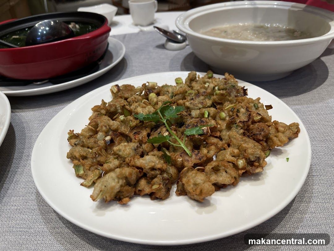 Fried Oysters with Scallions