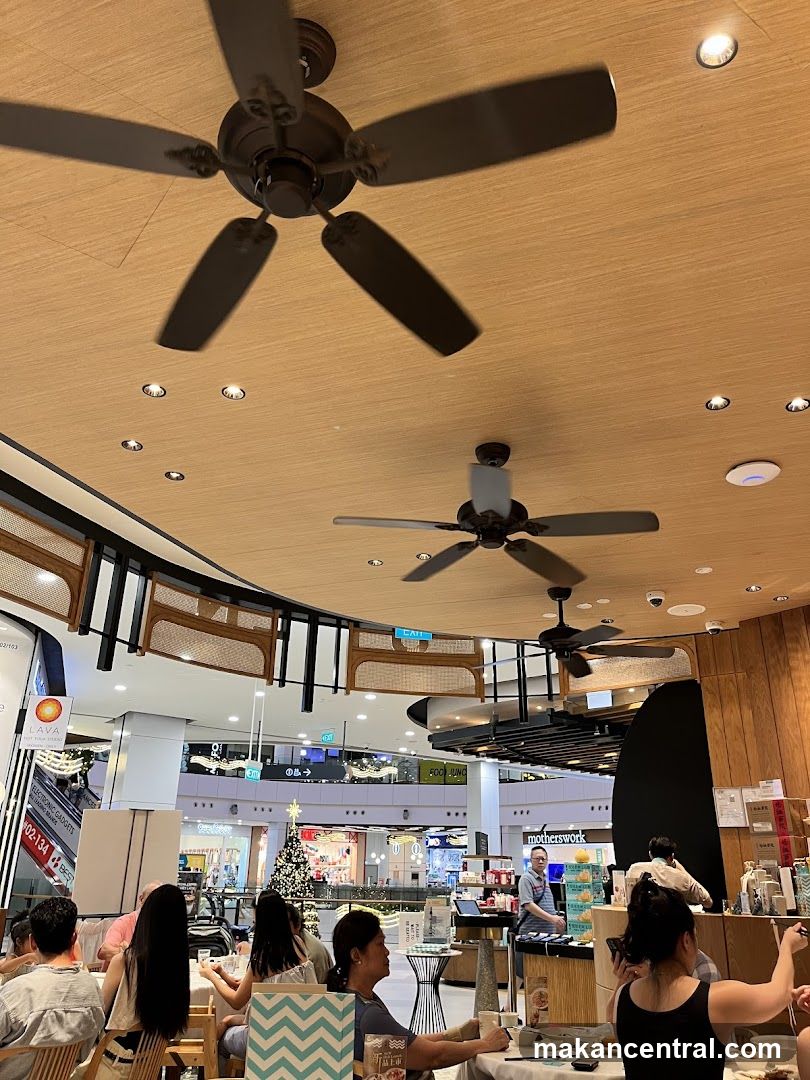 Restaurant Interior with Ceiling Fans