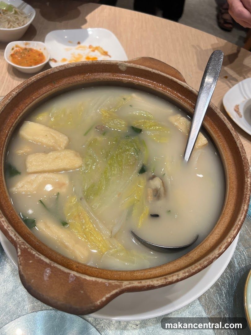 Soup with Tofu and Cabbage