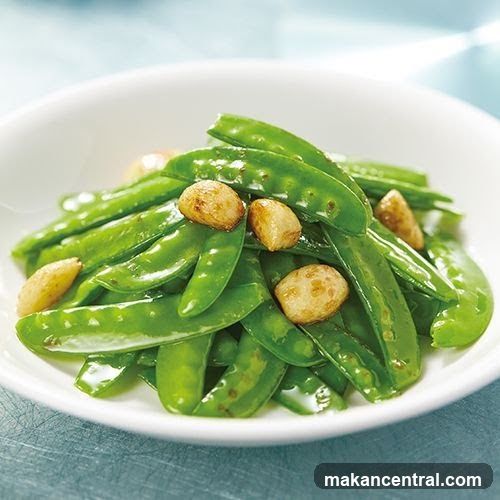 Snow Peas with Garlic