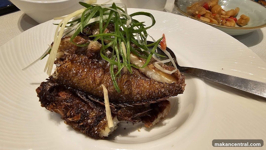 Fried Fish with Garnish