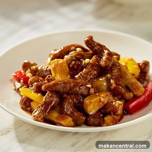 Sweet and Sour Beef with Pineapple