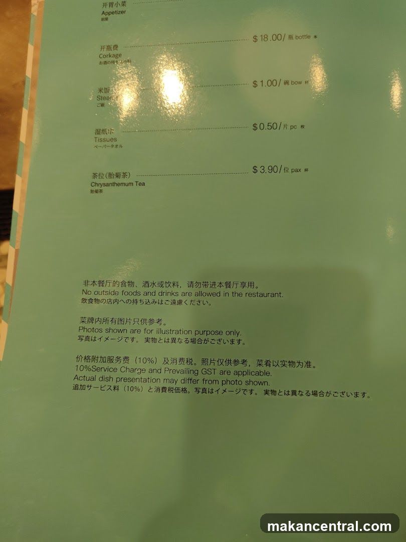 Menu Items