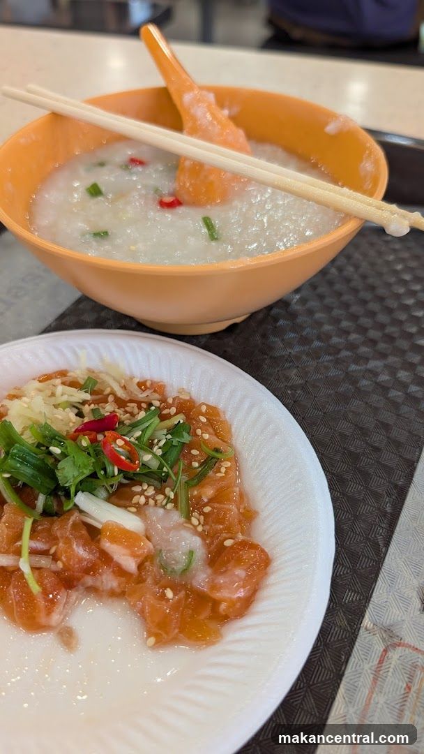 Congee with Salmon Sashimi