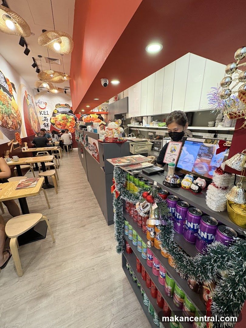 Restaurant Interior with Staff and Drinks