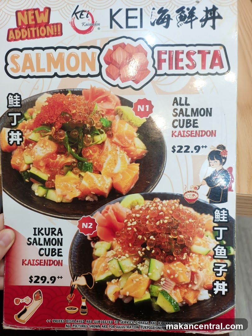 Salmon Fiesta Menu