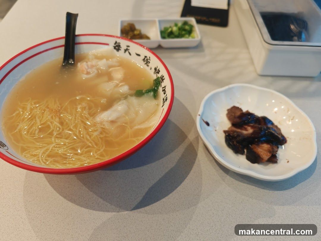 Wonton Noodle Soup with Char Siu