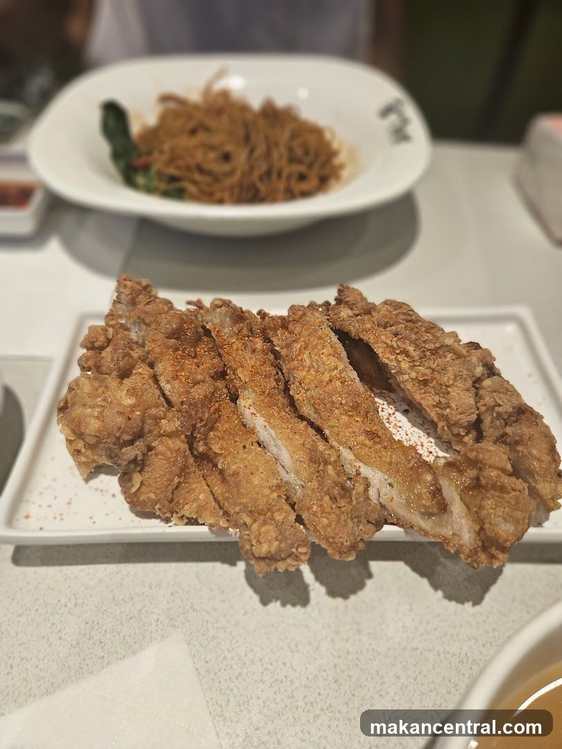 Fried Pork Cutlet with Noodles