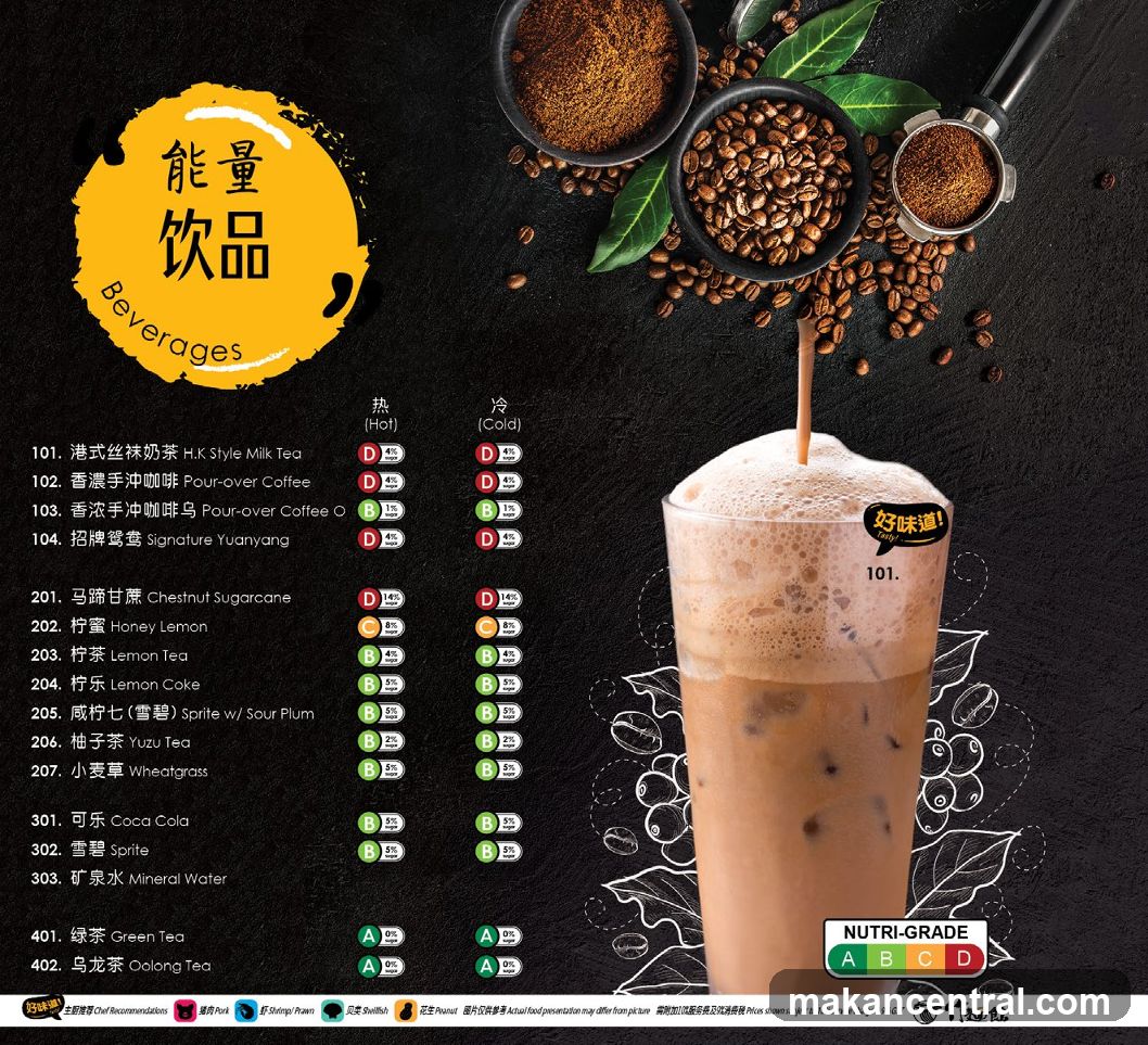 Beverages Menu