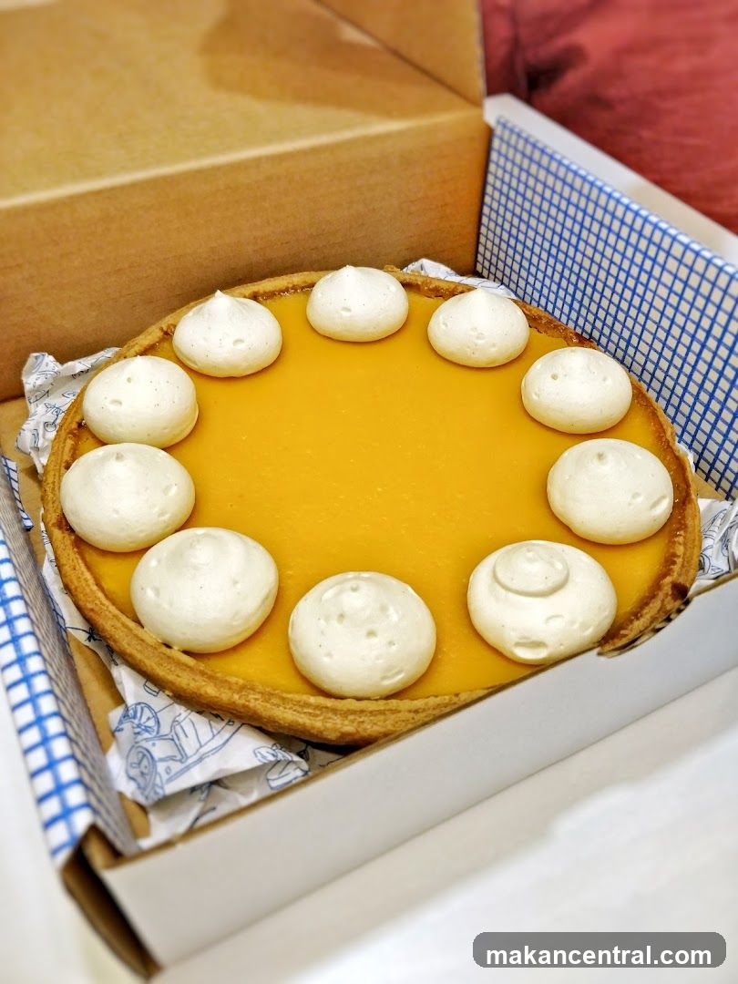 Pumpkin Tart with Meringue Kisses