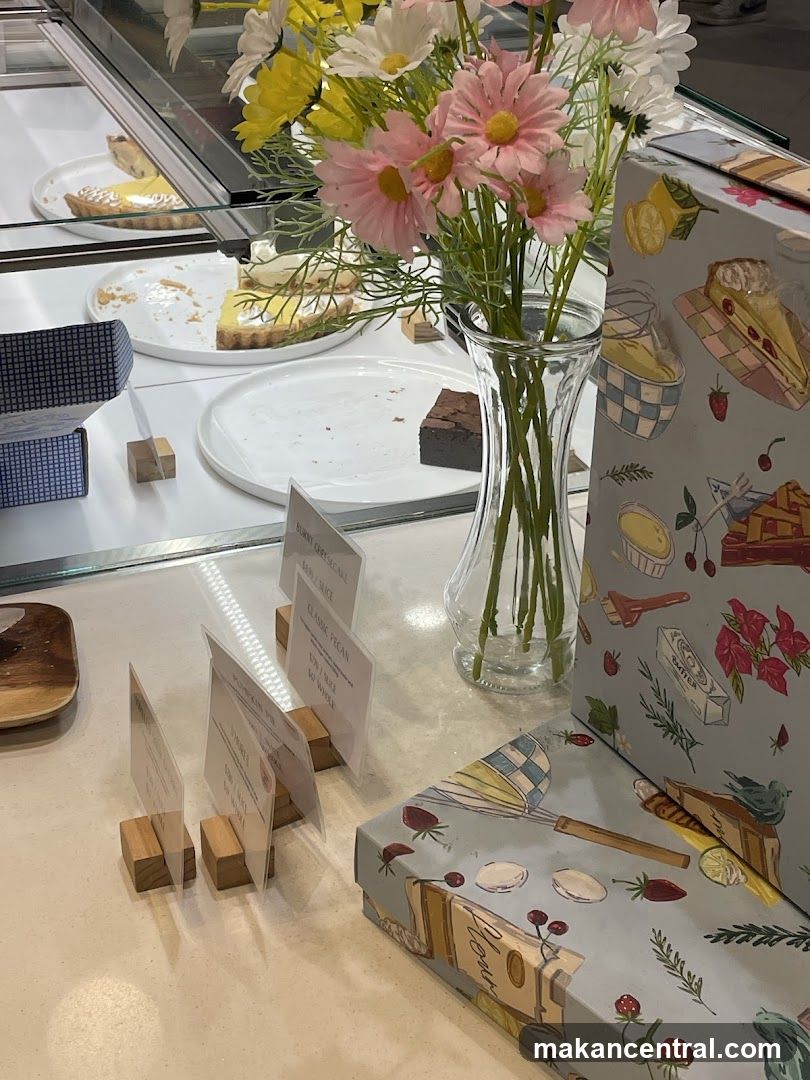 Dessert Display with Floral Arrangement
