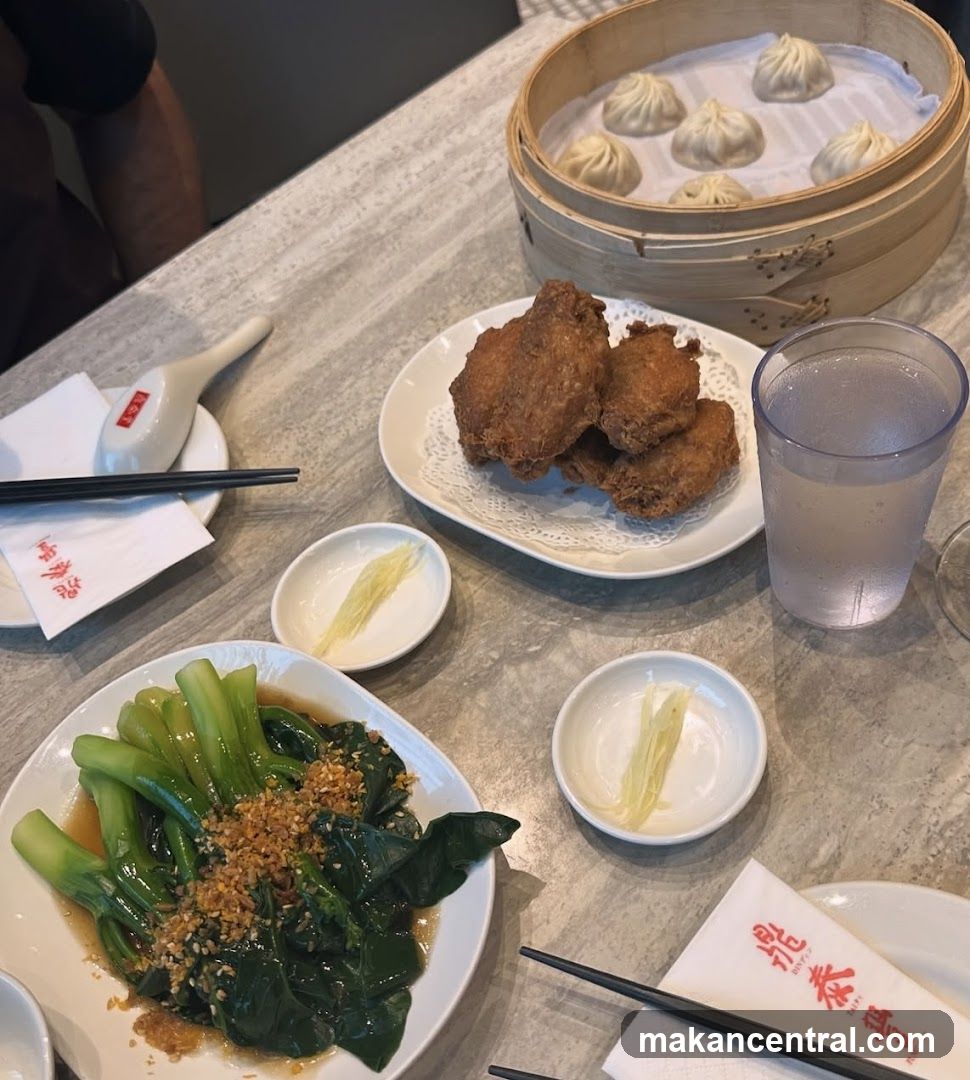 Table with Chinese Food