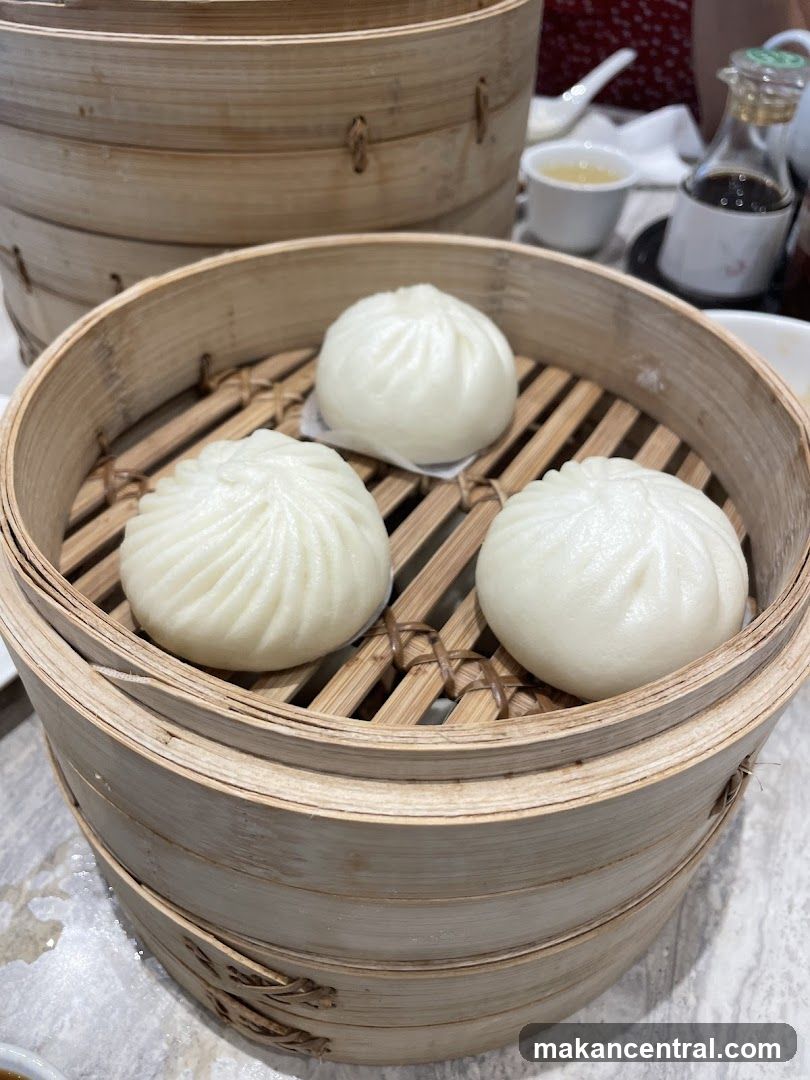 Steamed Buns in Bamboo Steamer