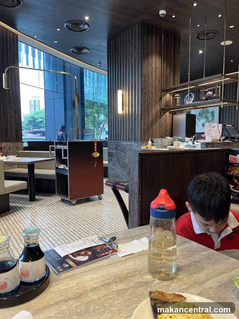 Restaurant Interior with a Child