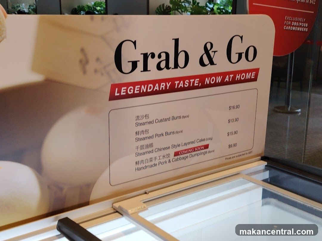 Grab & Go Menu
