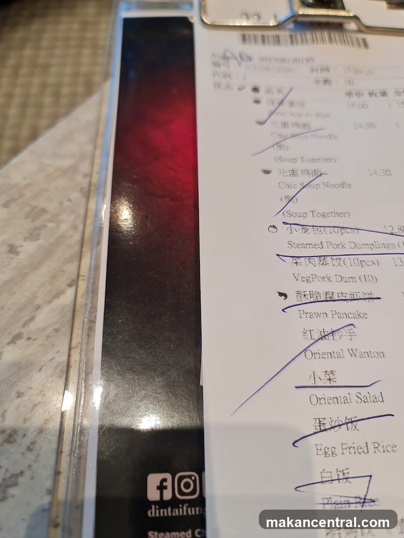 Menu Items