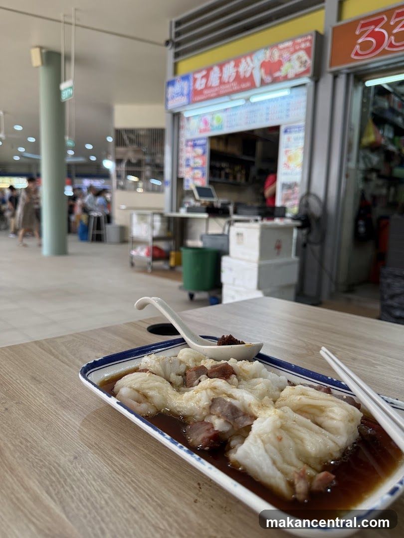 Chee Cheong Fun with Char Siew