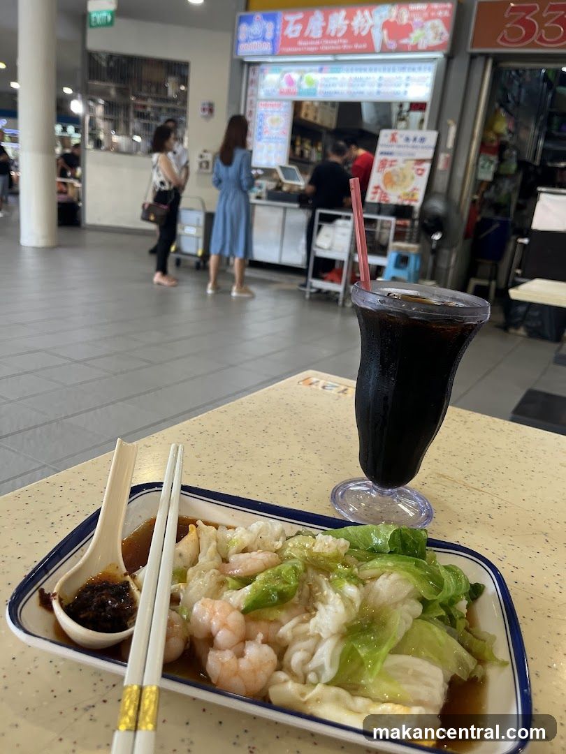 Food and Drink at a Stall