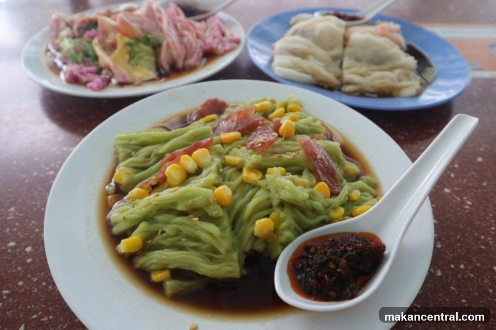 Three plates of food on a table