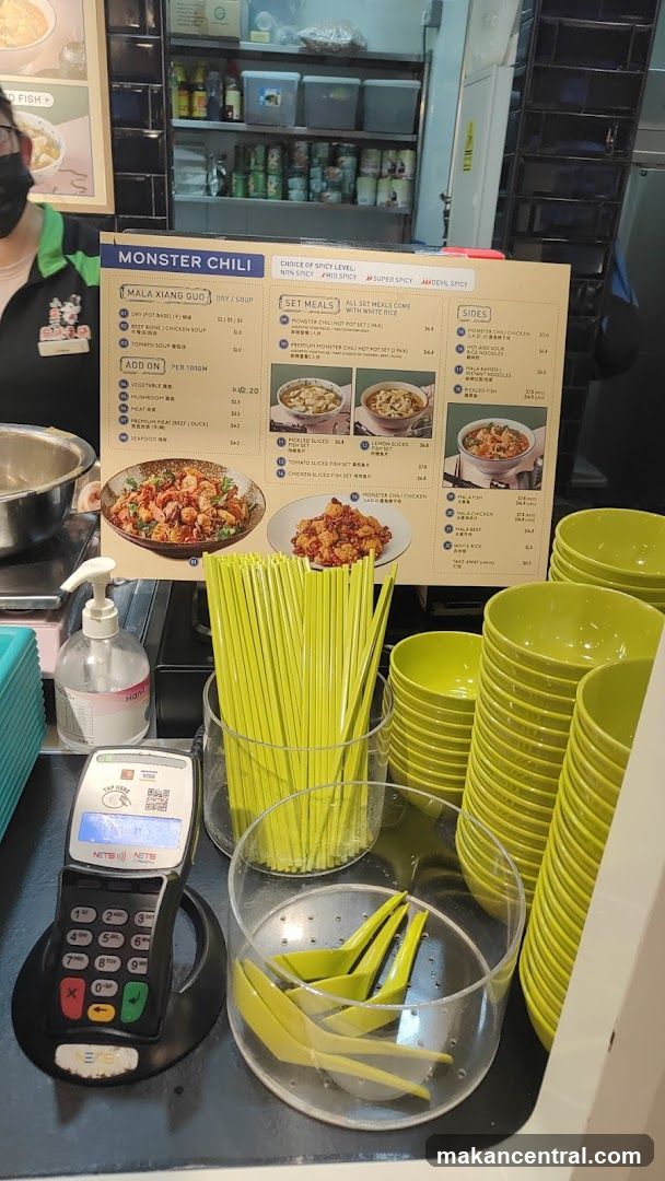MONSTER CHILI Menu