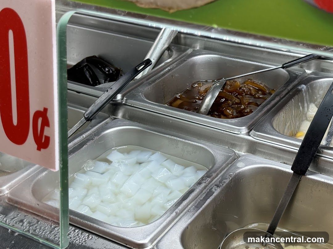 Dessert Toppings Display