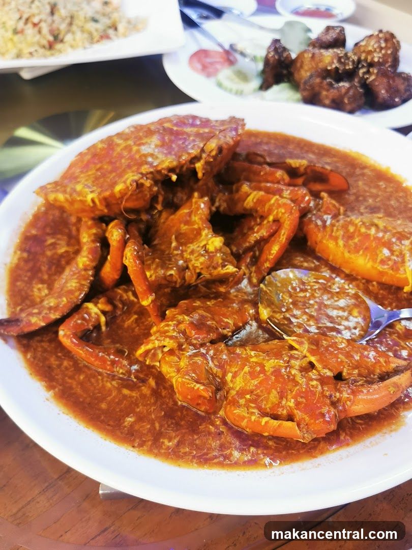 Crab dish with sauce