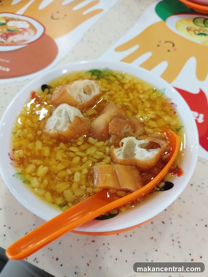Bowl of dessert with fried dough sticks