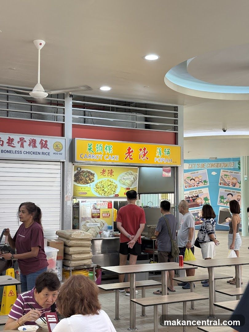 Food Stall with Customers
