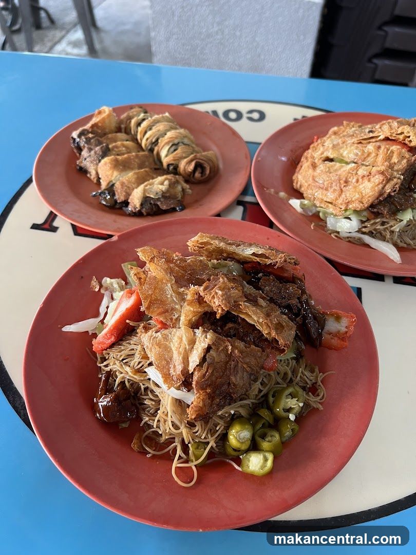 Three Plates of Noodles