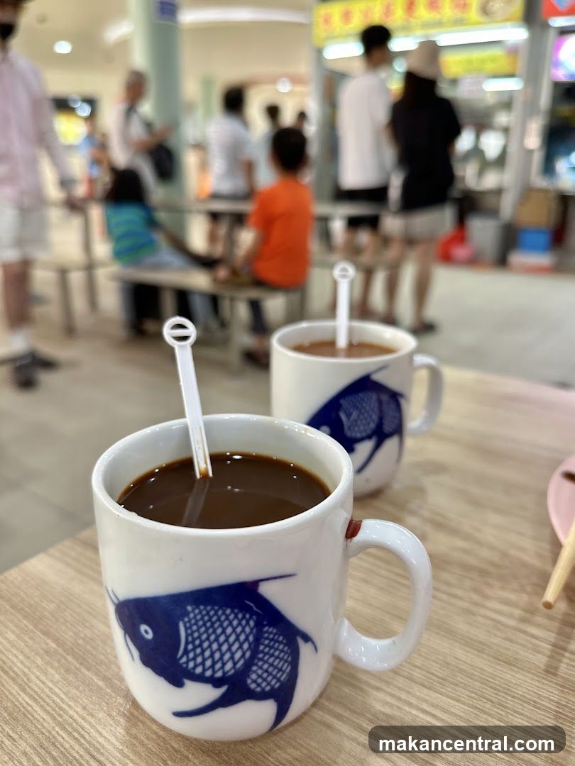 Coffee Cups with Fish Design
