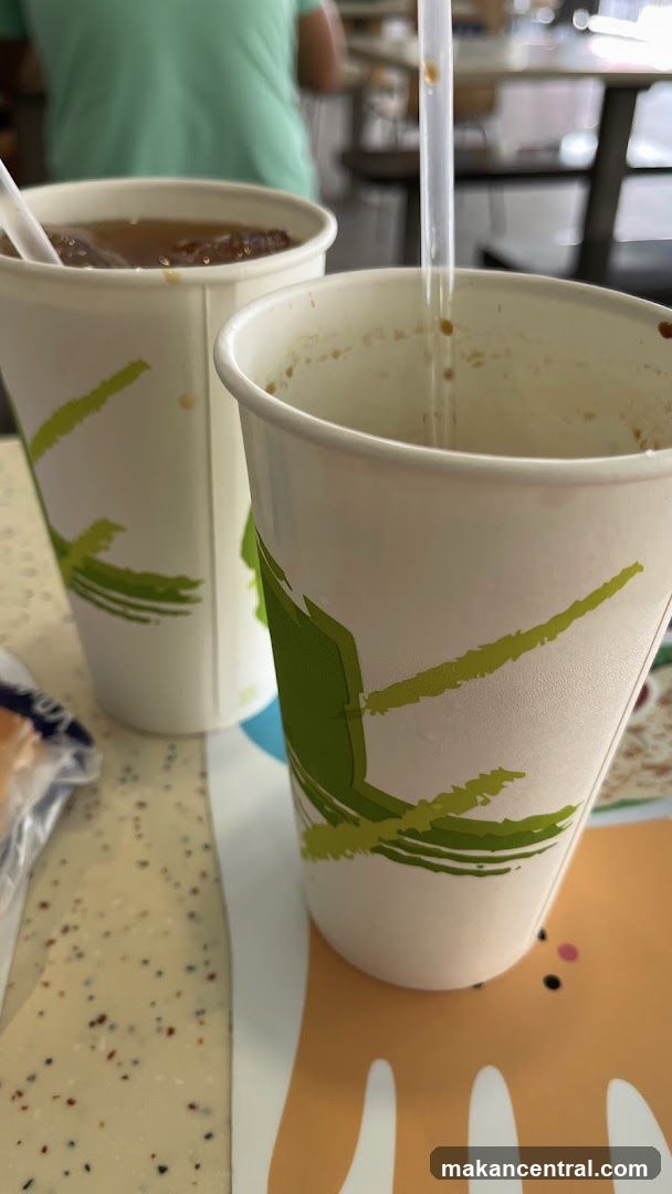 Two drinks with straws