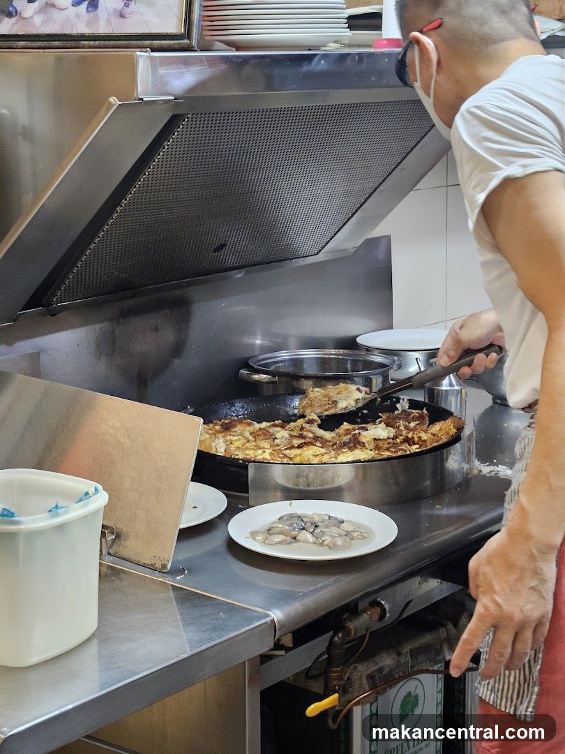 Chef preparing food in a kitchen