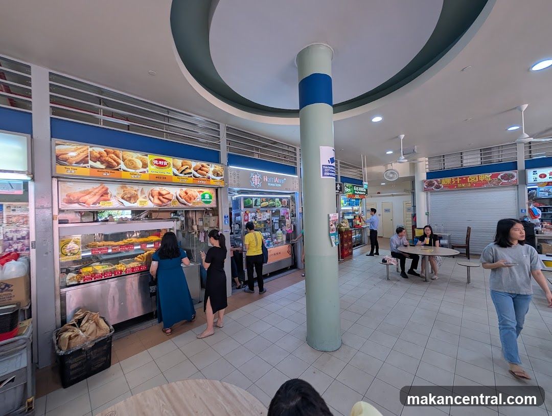 Food stalls in a hawker center