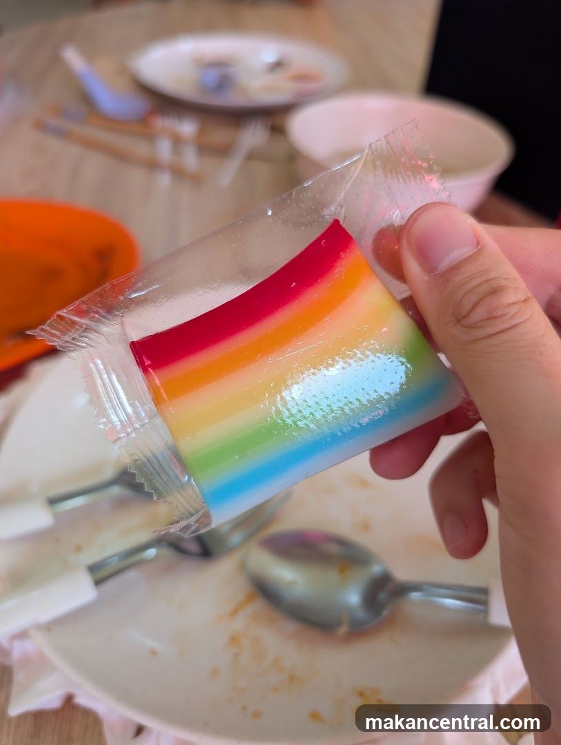 Rainbow Jelly Dessert